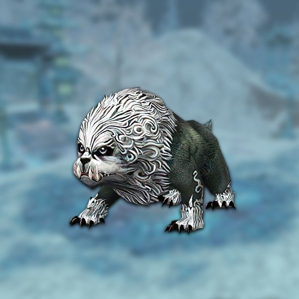 Snowmane lion