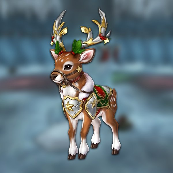 Christmas knight fawn