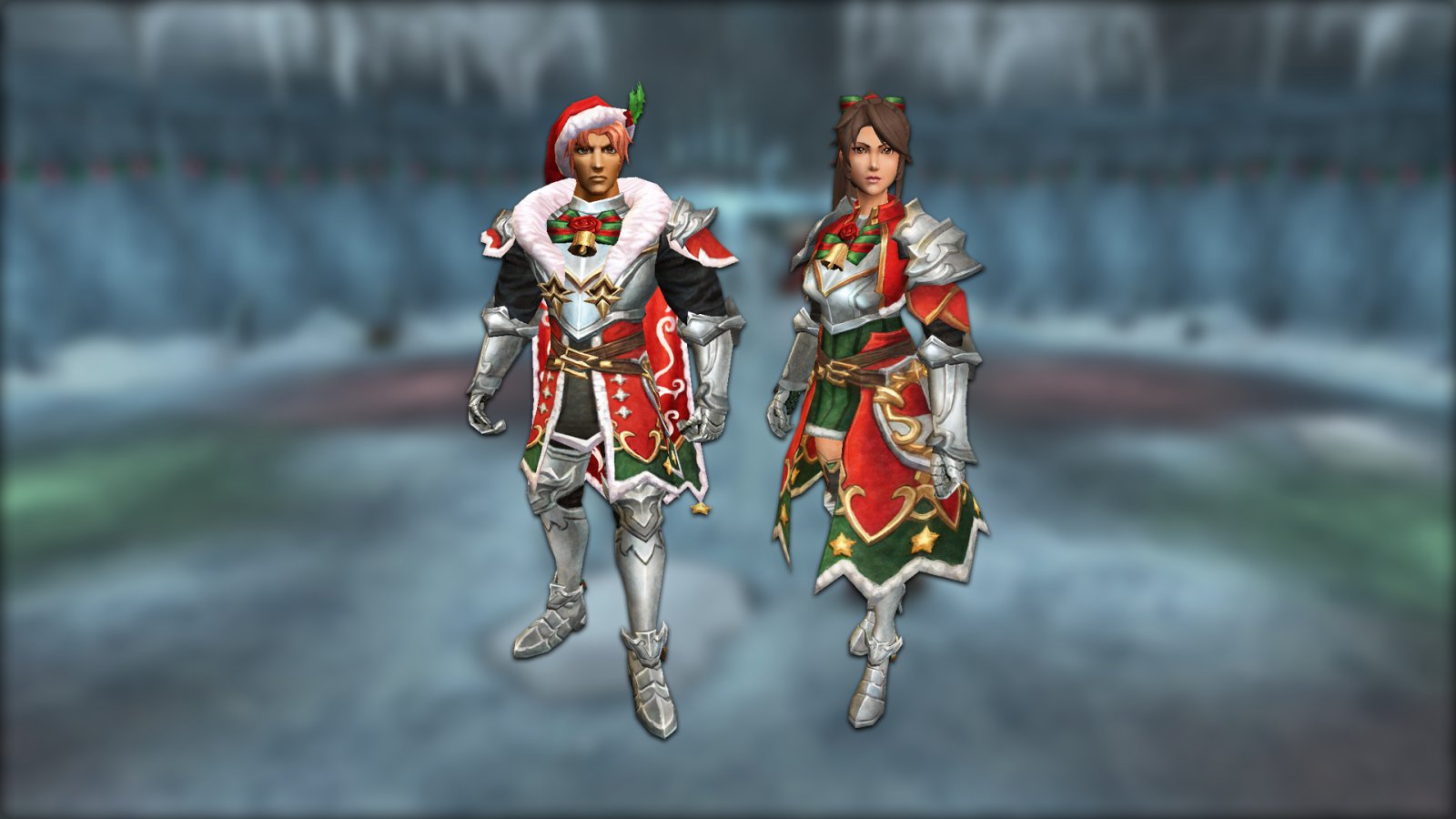 Christmas knight costumes