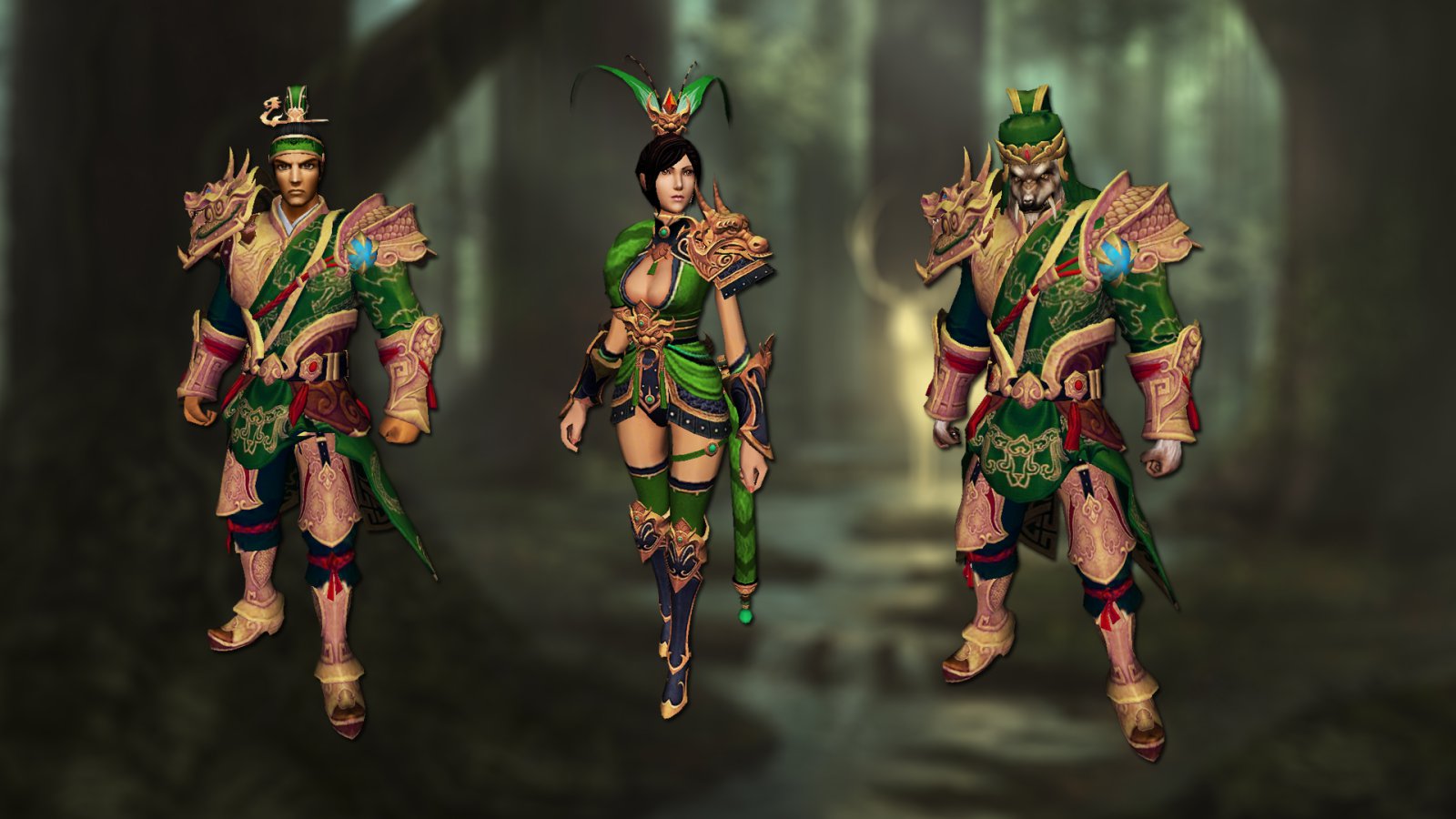 Gold dragon costumes 1