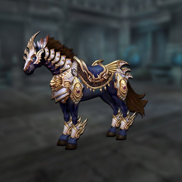 Lunar temple horse