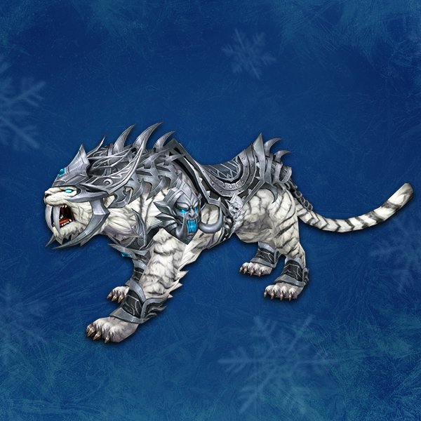 Snow Sabre-toothed tiger
