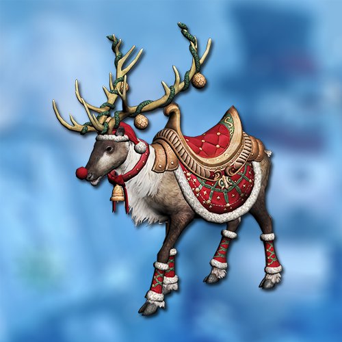 Christmas rudolph mount