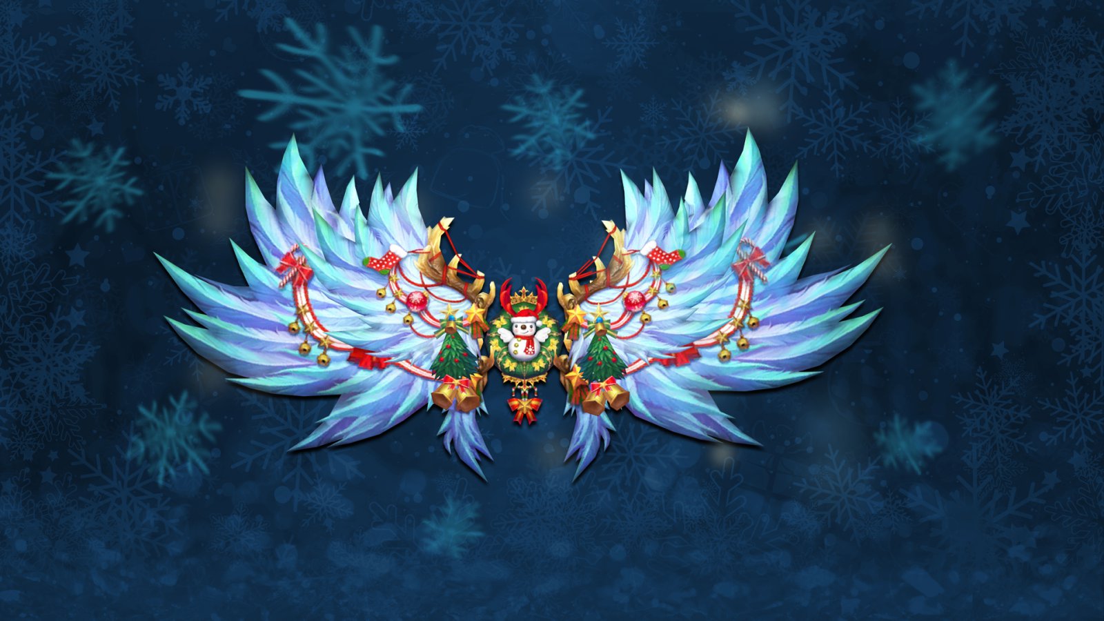 Christmas celebration wings
