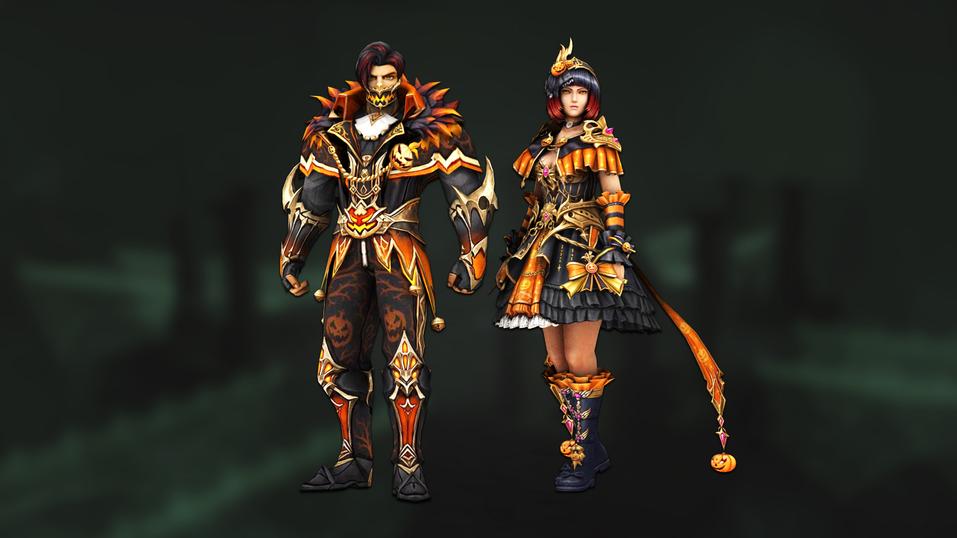 Hallow Masquerade costumes