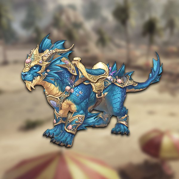 Azure reef-drake