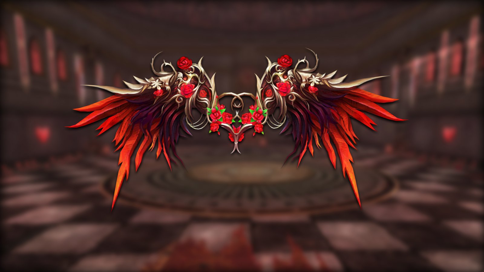 Gloomy rose wings