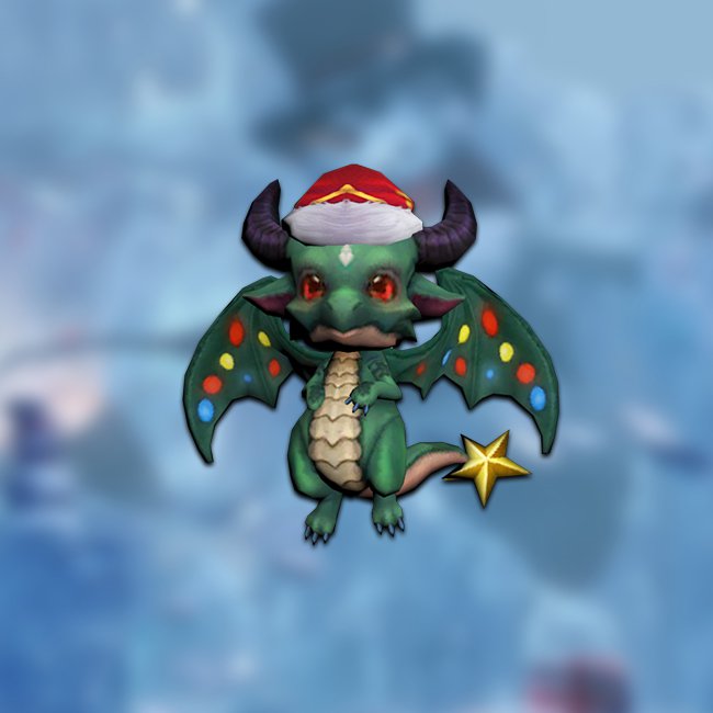 Christmas dragon pet