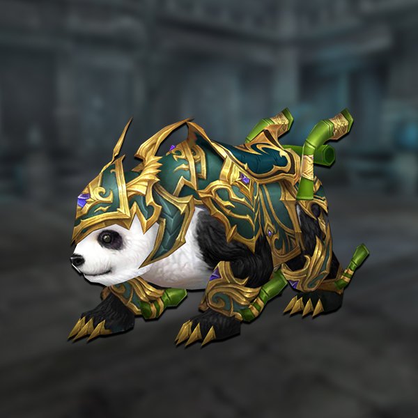 Iron bamboo panda