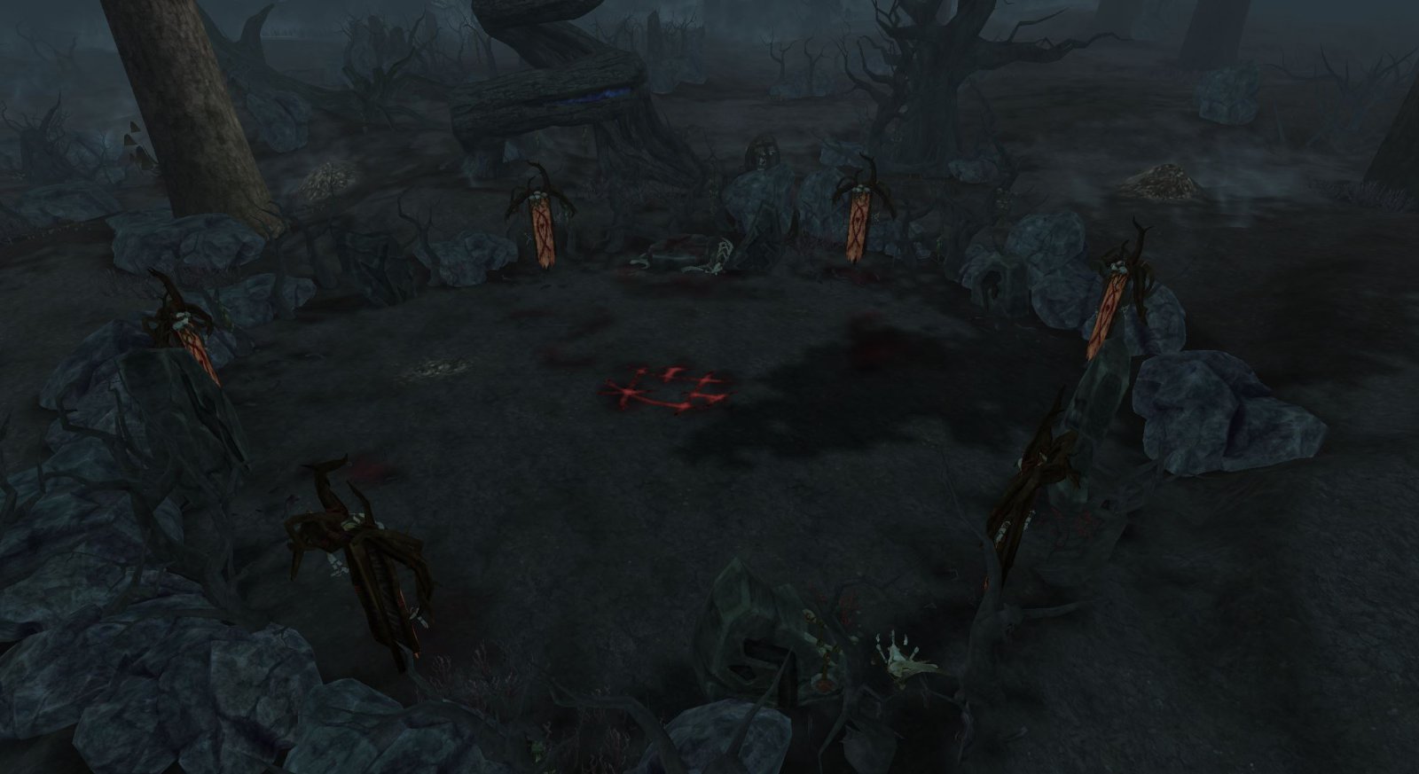 Baba Yaga's night grove