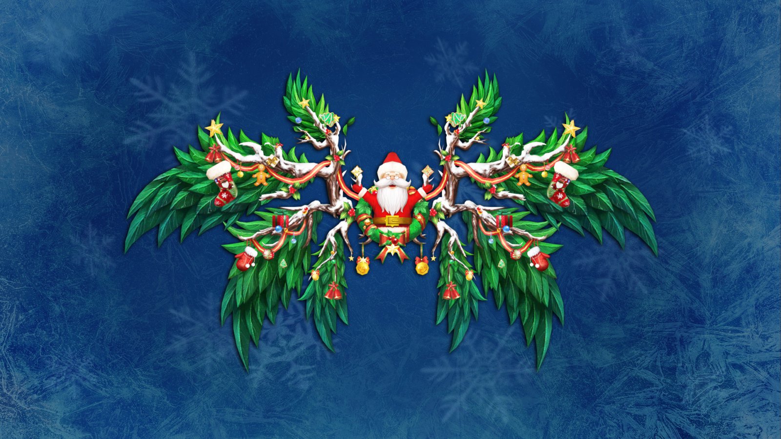 Yuletide guardian wings