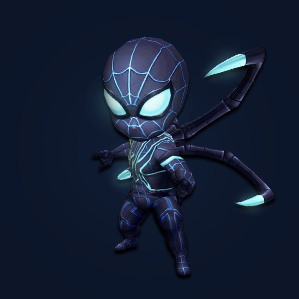Dark spiderman pet