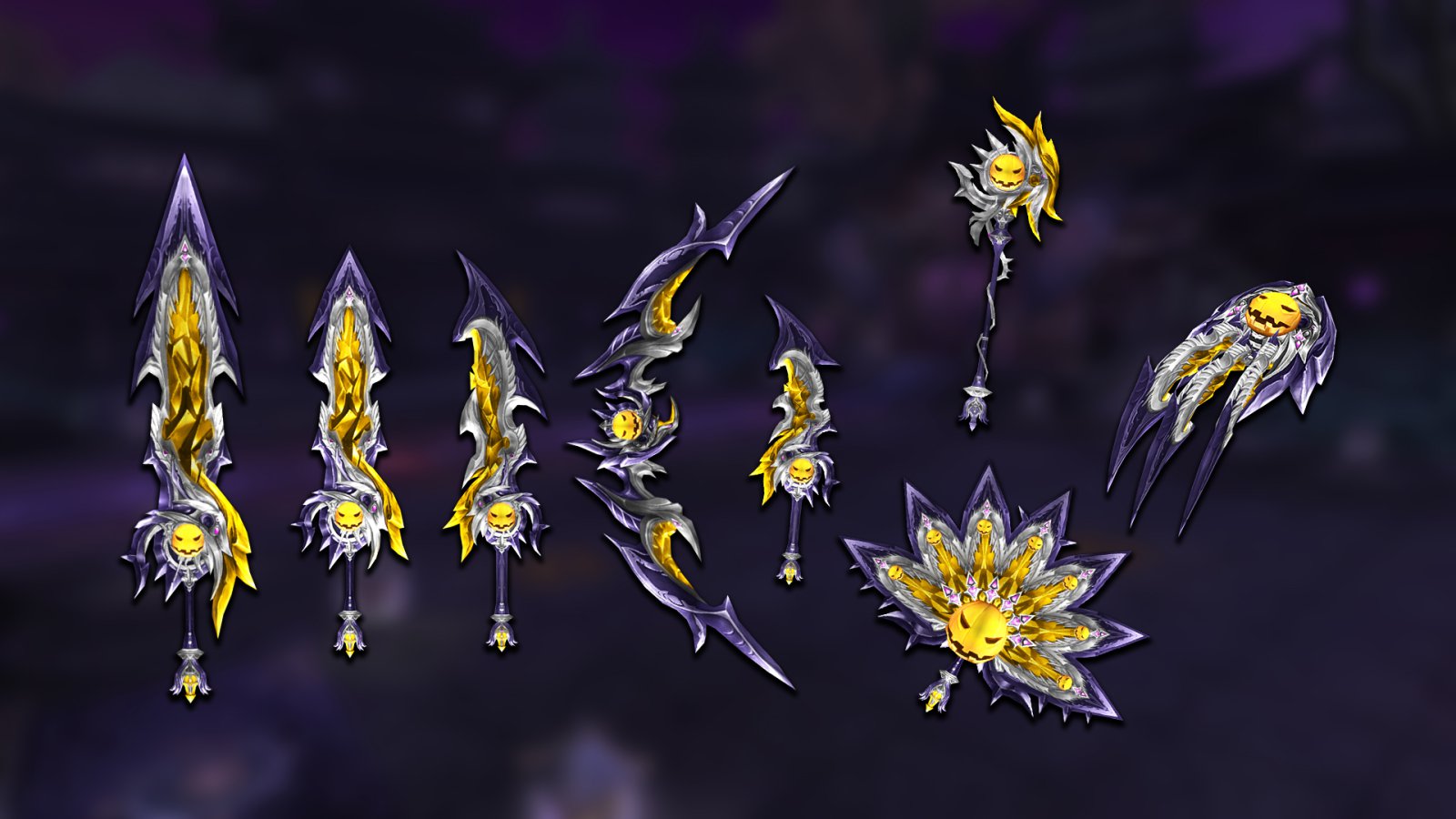 Halloween elegance weapons