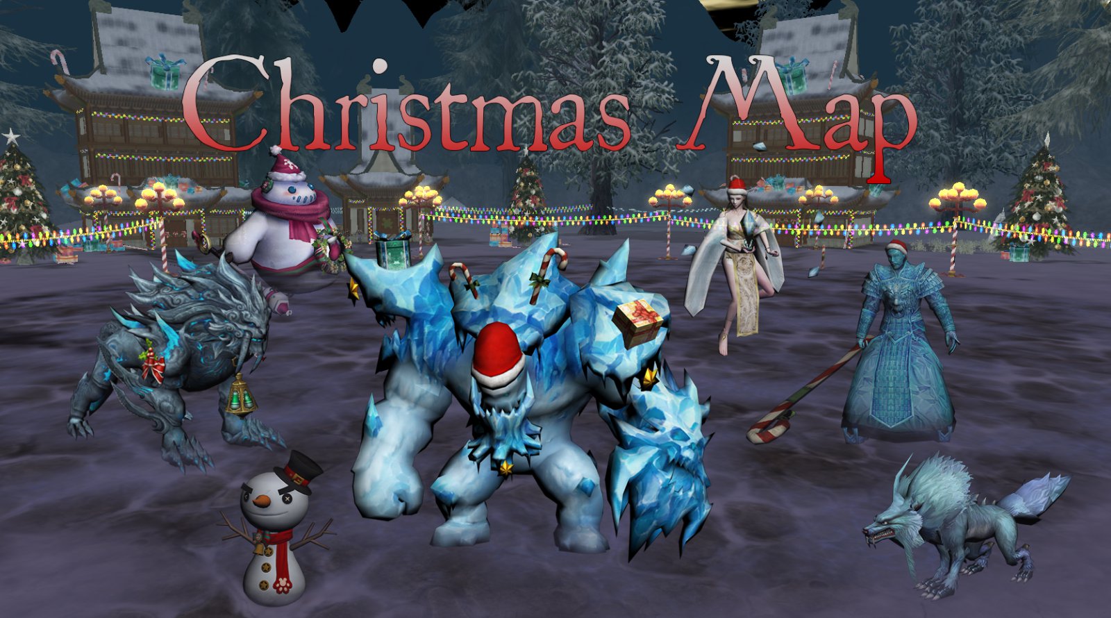 Christmas map 2017