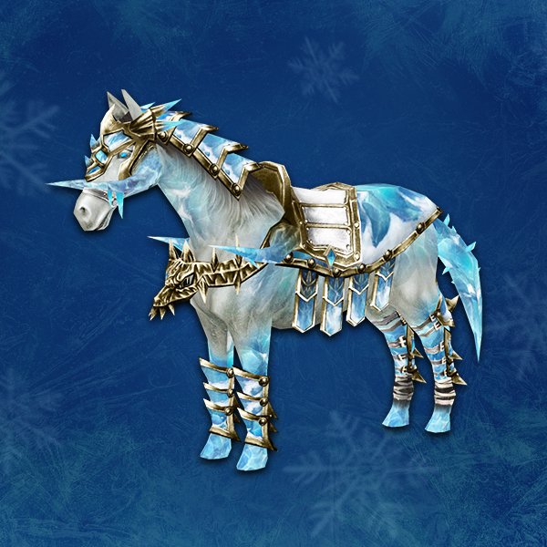 Frosted kingdom horse