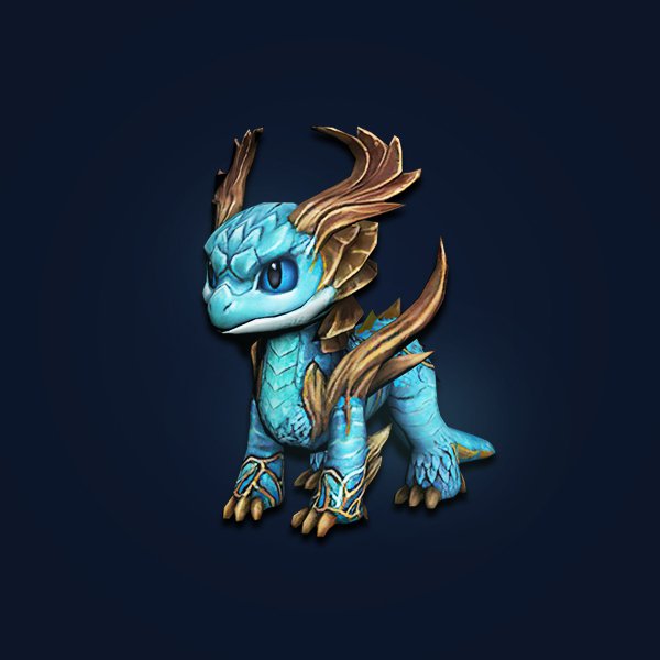 Snow dragon pet